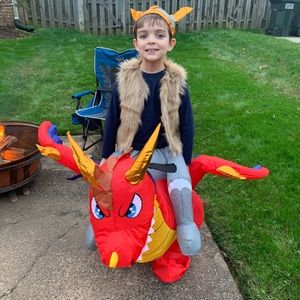 Dragon Rider Inflatable Costume